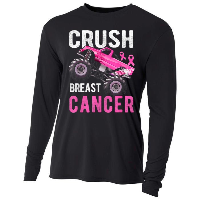 Crush Truck Breast Cancer Cooling Performance Long Sleeve Crew