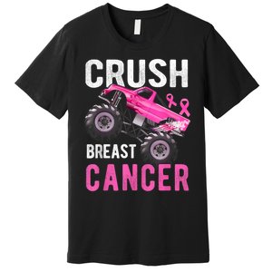 Crush Truck Breast Cancer Premium T-Shirt