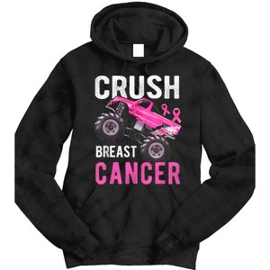 Crush Truck Breast Cancer Tie Dye Hoodie