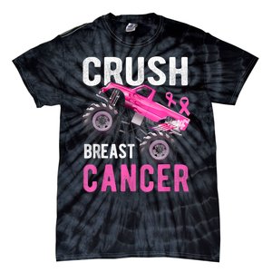 Crush Truck Breast Cancer Tie-Dye T-Shirt