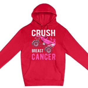 Crush Truck Breast Cancer Premium Pullover Hoodie