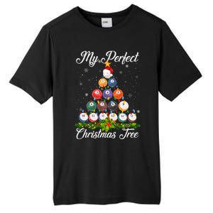 Christmas Tree Billiards Ugly Xmas Sweater Great Gift Tall Fusion ChromaSoft Performance T-Shirt