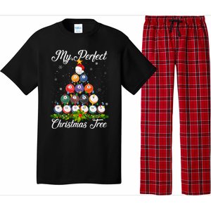 Christmas Tree Billiards Ugly Xmas Sweater Great Gift Pajama Set