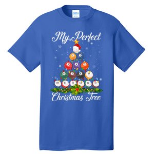 Christmas Tree Billiards Ugly Xmas Sweater Great Gift Tall T-Shirt