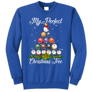 Christmas Tree Billiards Ugly Xmas Sweater Great Gift Tall Sweatshirt