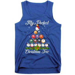 Christmas Tree Billiards Ugly Xmas Sweater Great Gift Tank Top