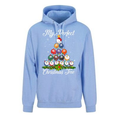 Christmas Tree Billiards Ugly Xmas Sweater Great Gift Unisex Surf Hoodie