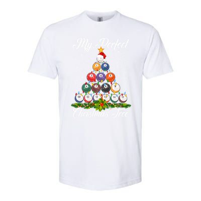 Christmas Tree Billiards Ugly Xmas Sweater Great Gift Softstyle CVC T-Shirt