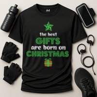Christmas The Best Gifts Are Bron On Xmas Cooling Performance Crew T-Shirt