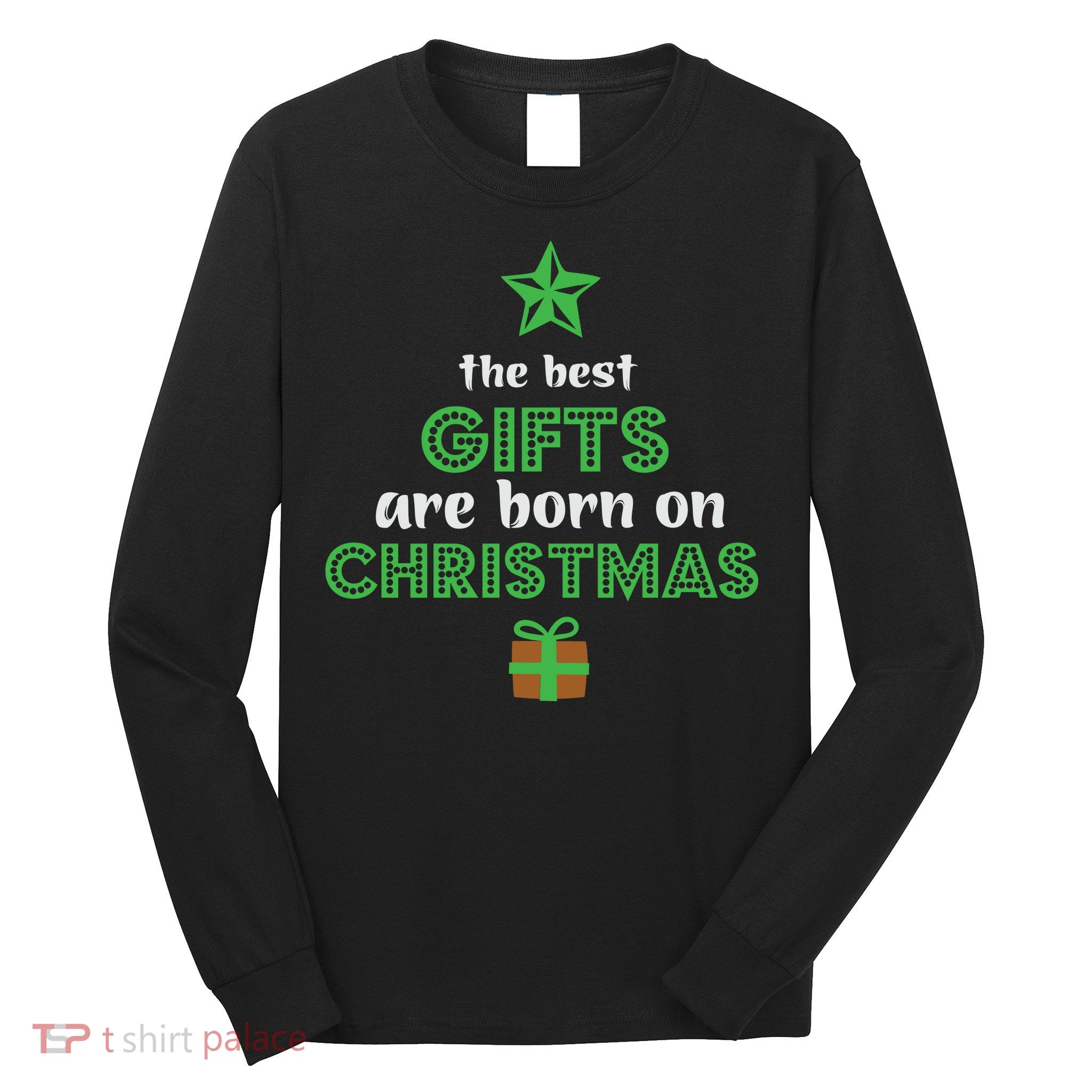 Christmas The Best Gifts Are Bron On Xmas Long Sleeve Shirt