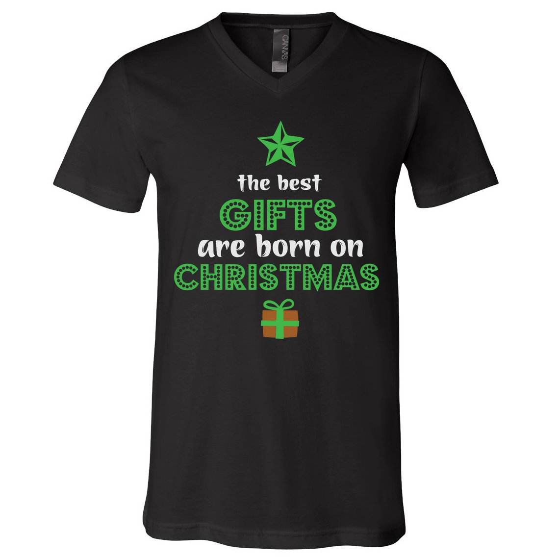 Christmas The Best Gifts Are Bron On Xmas V-Neck T-Shirt