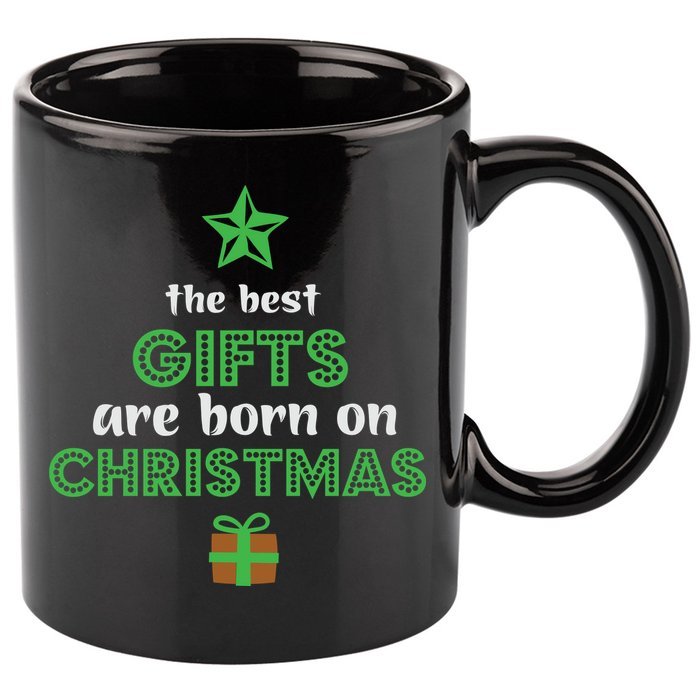 Christmas The Best Gifts Are Bron On Xmas 11oz C Handle Ceramic Mug
