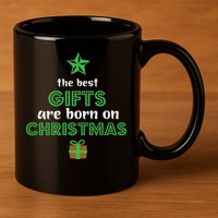 Christmas The Best Gifts Are Bron On Xmas 11oz C Handle Ceramic Mug