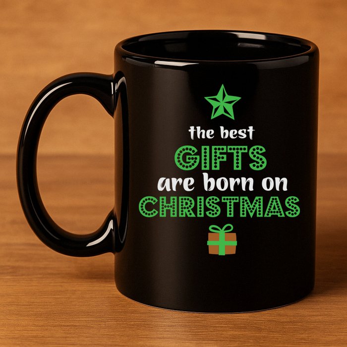 Christmas The Best Gifts Are Bron On Xmas 11oz C Handle Ceramic Mug