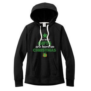 Christmas The Best Gifts Are Bron On Xmas Women's Fleece Hoodie