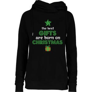 Christmas The Best Gifts Are Bron On Xmas Womens Funnel Neck Pullover Hood