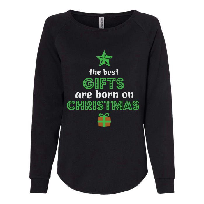 Christmas The Best Gifts Are Bron On Xmas Womens California Wash Sweatshirt