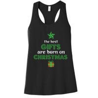 Christmas The Best Gifts Are Bron On Xmas Women's Racerback Tank