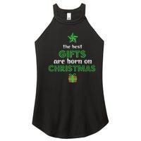 Christmas The Best Gifts Are Bron On Xmas Women's Perfect Tri Rocker Tank