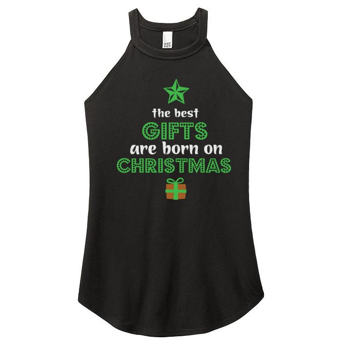 Christmas The Best Gifts Are Bron On Xmas Women's Perfect Tri Rocker Tank