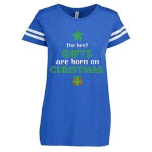 Christmas The Best Gifts Are Bron On Xmas Enza Ladies Jersey Football T-Shirt