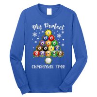 Christmas Tree Billiards Ugly Xmas Sweater Gift Long Sleeve Shirt