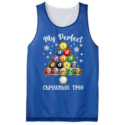 Christmas Tree Billiards Ugly Xmas Sweater Gift Mesh Reversible Basketball Jersey Tank