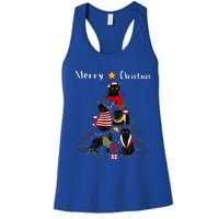 Christmas Tree Bombay Cat Lover Xmas Cat Owner Women's Racerback Tank