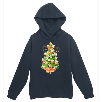 Christmas Tree Bees Jingle All The Way! Bees Gift Urban Pullover Hoodie