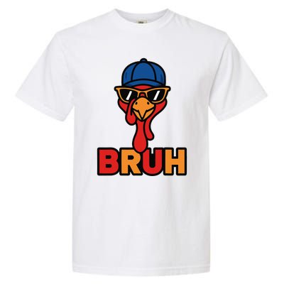 Cool Turkey Bruh Funny Thanksgiving Garment-Dyed Heavyweight T-Shirt