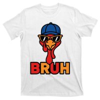 Cool Turkey Bruh Funny Thanksgiving T-Shirt