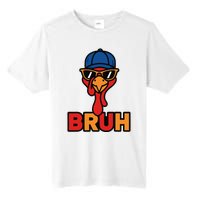 Cool Turkey Bruh Funny Thanksgiving Tall Fusion ChromaSoft Performance T-Shirt