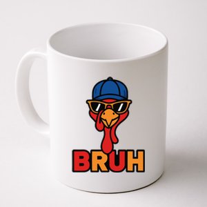 Cool Turkey Bruh Funny Thanksgiving Coffee Mug