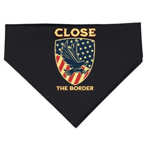 Close The Border Conservative Republican USA-Made Doggie Bandana