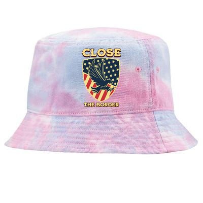 Close The Border Conservative Republican Tie-Dyed Bucket Hat