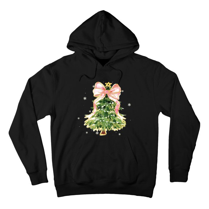 Christmas Tree Bow Christmas Tree Hoodie