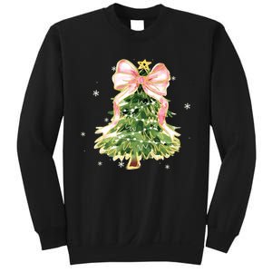 Christmas Tree Bow Christmas Tree Sweatshirt