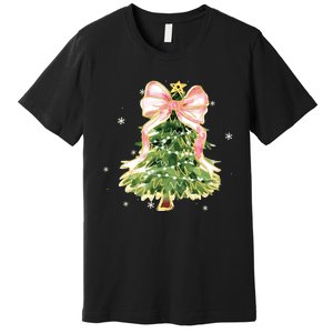 Christmas Tree Bow Christmas Tree Premium T-Shirt