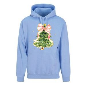 Christmas Tree Bow Christmas Tree Unisex Surf Hoodie