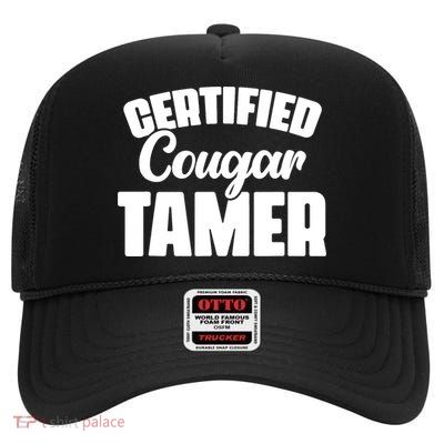 Cougar Tamer Bait Hunter Slayer Cougars High Crown Mesh Back Trucker Hat
