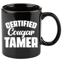 Cougar Tamer Bait Hunter Slayer Cougars 11oz C Handle Ceramic Mug
