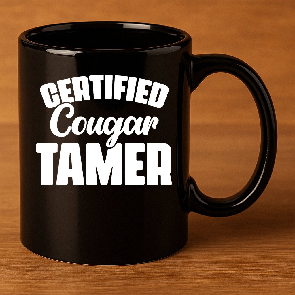 Cougar Tamer Bait Hunter Slayer Cougars 11oz C Handle Ceramic Mug