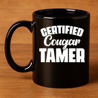 Cougar Tamer Bait Hunter Slayer Cougars 11oz C Handle Ceramic Mug
