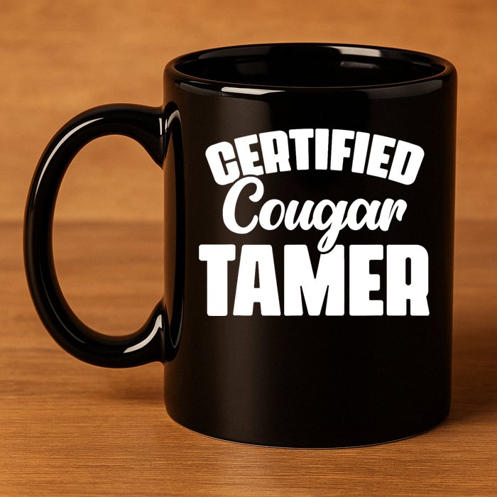 Cougar Tamer Bait Hunter Slayer Cougars 11oz C Handle Ceramic Mug