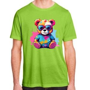 Colorful Teddy Bear Cute Teddy Bear I Teddy Art I Teddy Bear Adult ChromaSoft Performance T-Shirt