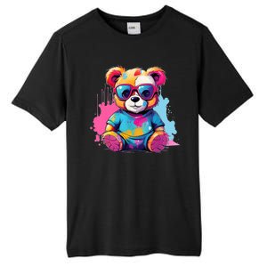 Colorful Teddy Bear Cute Teddy Bear I Teddy Art I Teddy Bear Tall Fusion ChromaSoft Performance T-Shirt