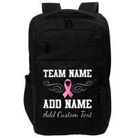 Custom Team Breast Cancer Personalize Impact Tech Backpack