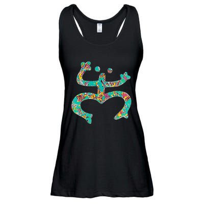 Coqui Taino Boricua Gift Puerto Rico Coqui Taino Ladies Essential Flowy Tank