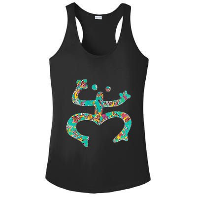Coqui Taino Boricua Gift Puerto Rico Coqui Taino Ladies PosiCharge Competitor Racerback Tank