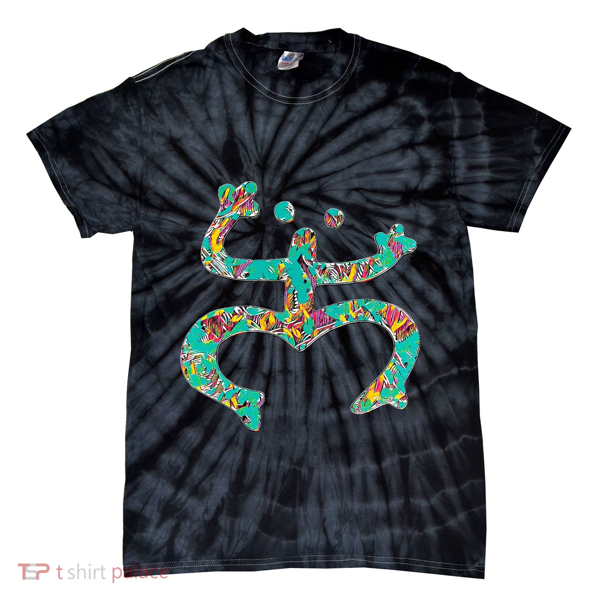 Coqui Taino Boricua Gift Puerto Rico Coqui Taino Tie-Dye T-Shirt
